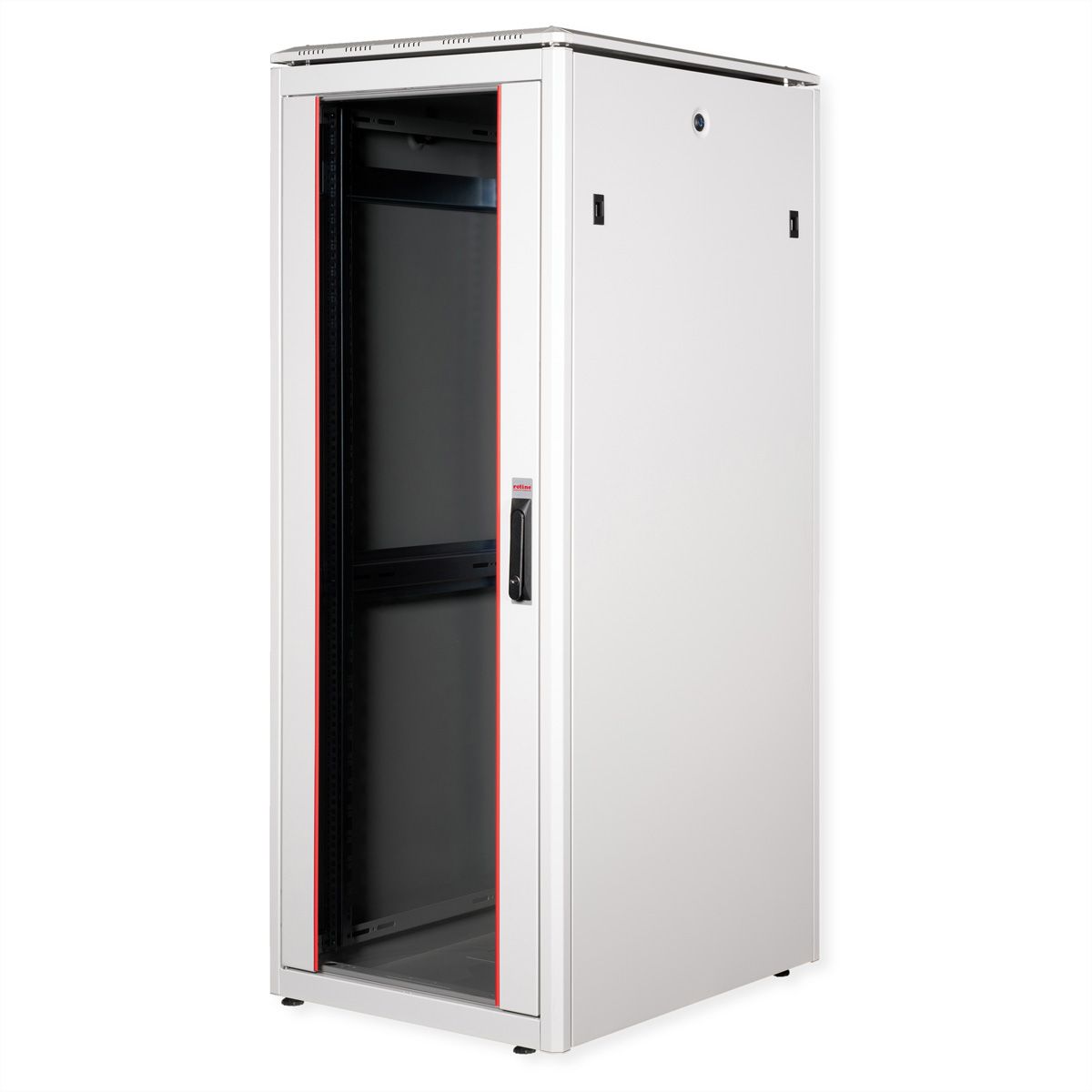 ROLINE 19-Zoll Netzwerkschrank Pro 32 HE, 600x800 BxT Glastür grau