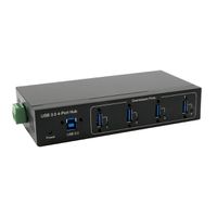 EXSYS EX-11224HMVS HUB métal 4 ports USB 3.2 Gen 1 VIA VL811+ Chipset