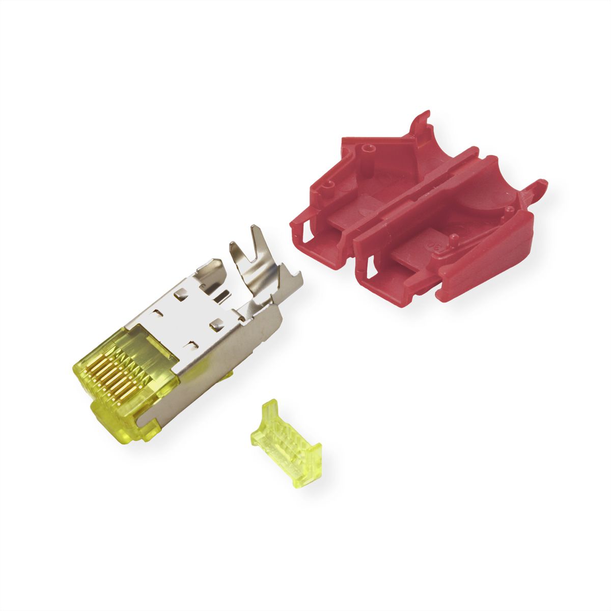 Connecteur HiRose TM31 blindé, manchon rouge, 50 pièces