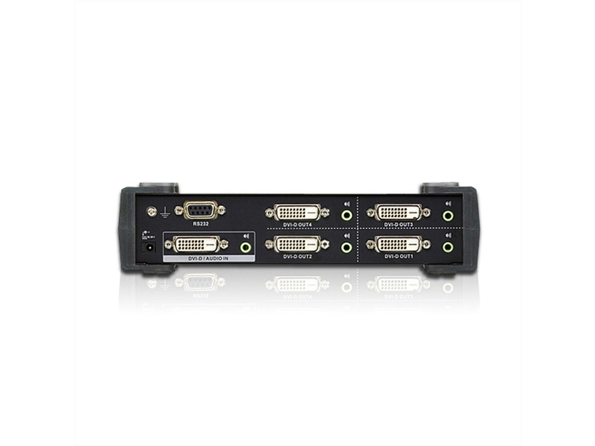 ATEN VS174 DVI Dual Link Video-/Audiosplitter, 4fach