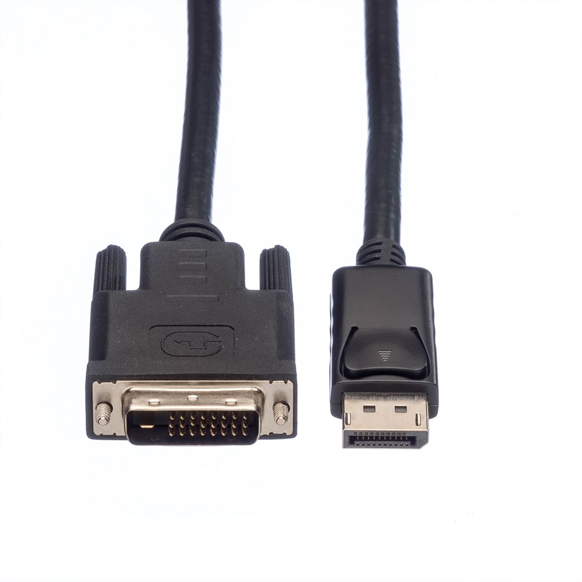 ROLINE DisplayPort Kabel DP ST - DVI ST, LSOH, schwarz, 1 m