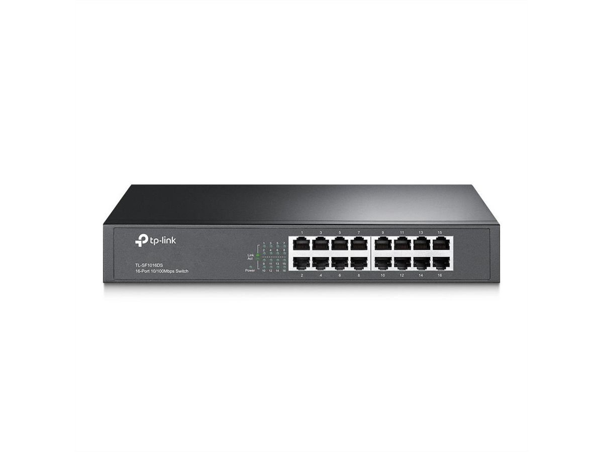 TP-Link TL-SF1016DS Switch, 16x 10/100M RJ45