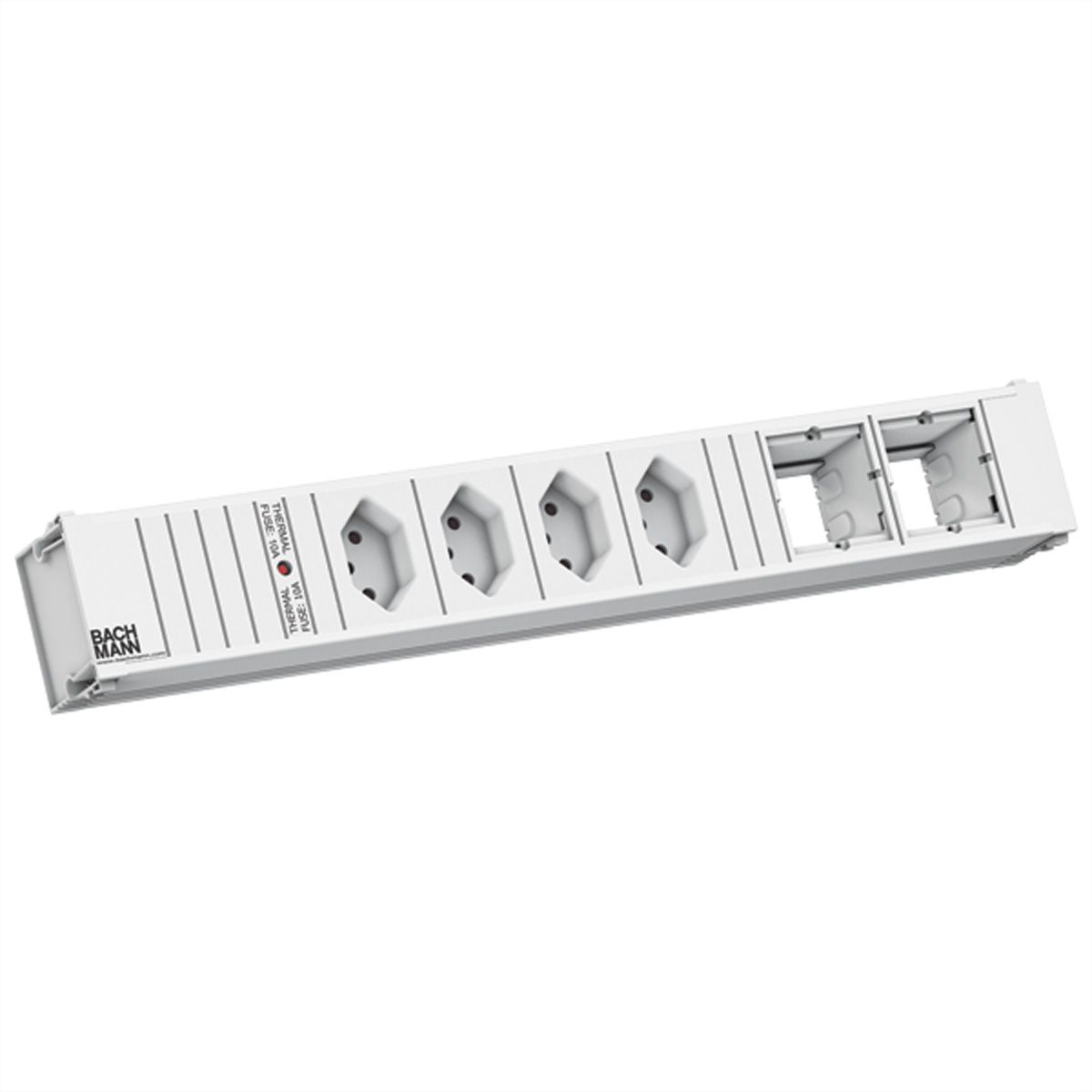BACHMANN CONI 4xCH 0° 2xCM 0,2m GST18 RAL9010