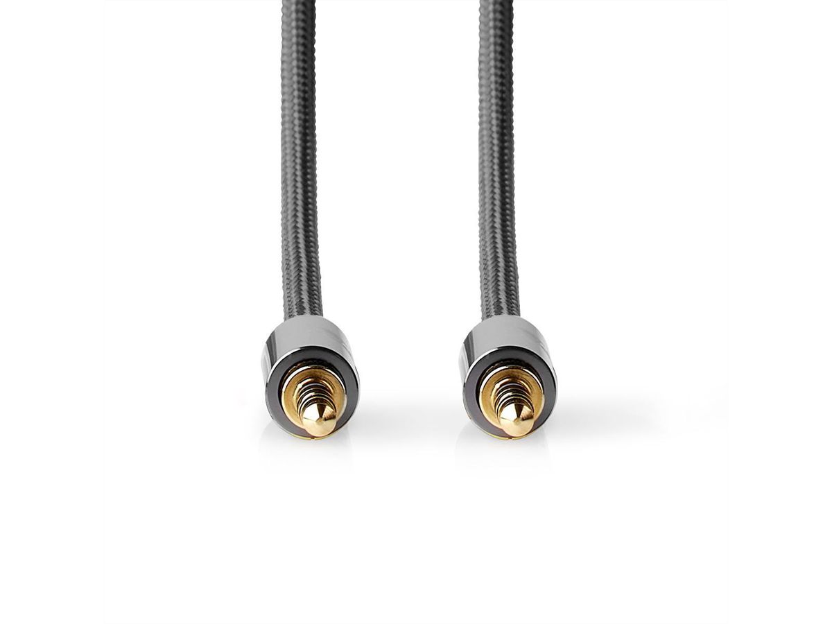 Nedis Câble 3.5mm M / M, gris, 1 m