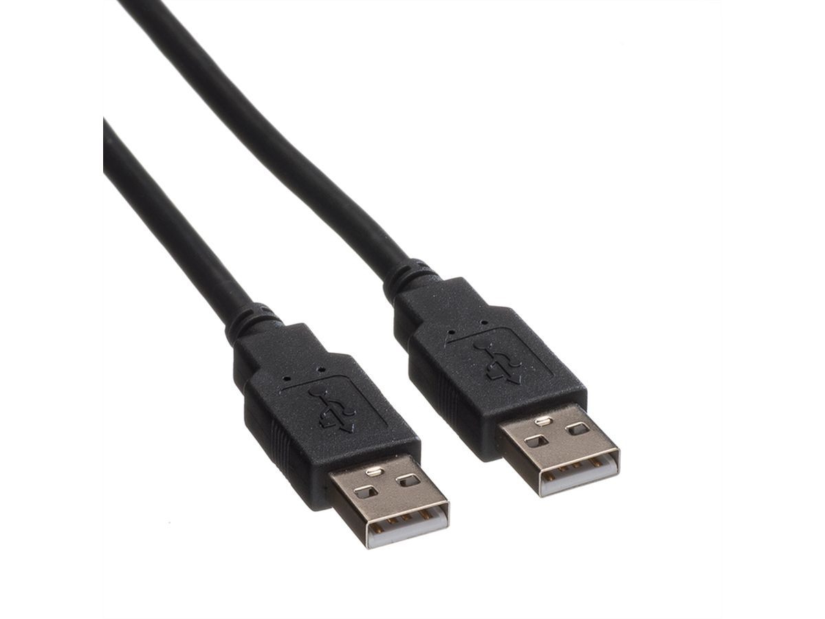 ROLINE Câble USB 2.0 Type A-A, noir, 4,5 m