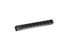 BACHMANN BN0500 19" 1HE 8x Schutzkontakt, Leistungsmessung, Schutzkontakt-Anschluss