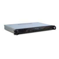 Boîtier industriel 19", 1U, 1U-K-125L, noir