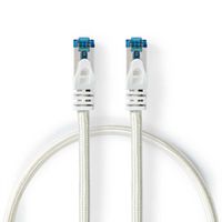 Nedis Cordon réseau S/FTP Cat.6A, blanc, 2.0m