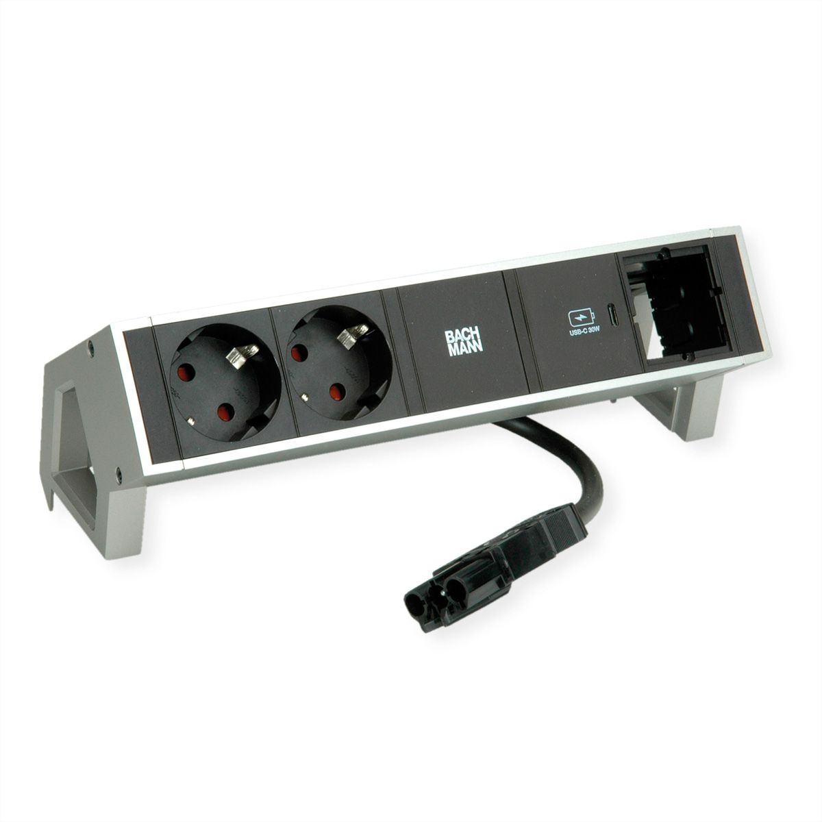 BACHMANN DESK2 2x contact de protection USB C