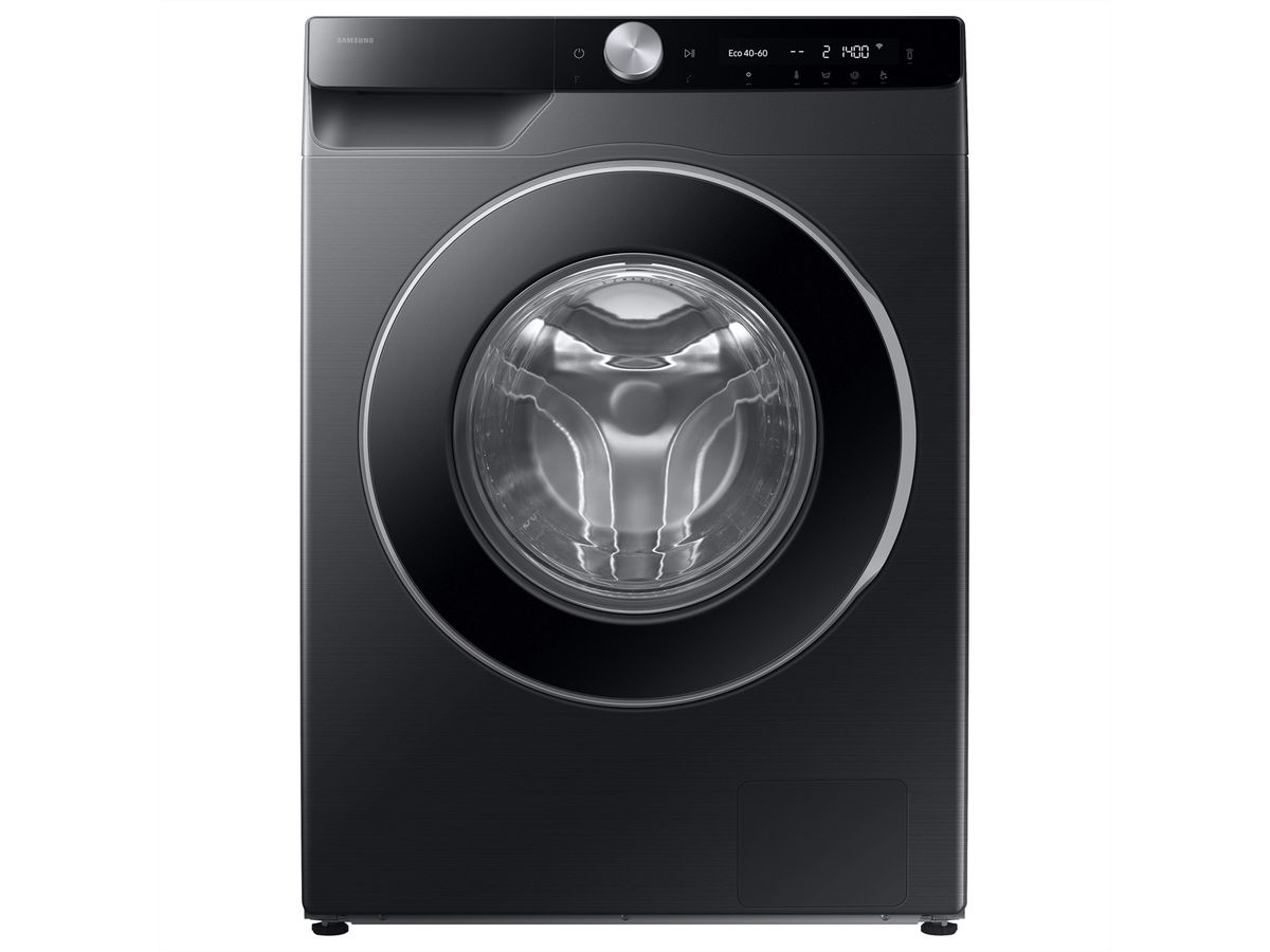 Samsung Waschmaschine WW6000 9kg, A, schwarz, AI EcobubbleTM