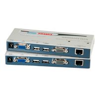 ROLINE Prolongateur Smart KVM via RJ-45, VGA, USB