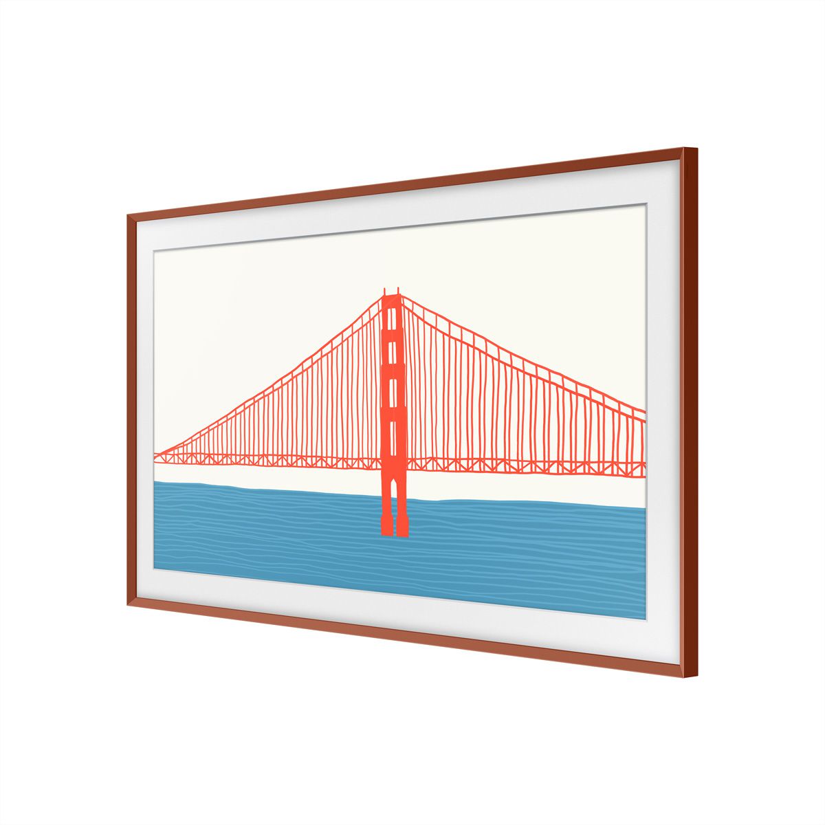 Samsung Wechselrahmen zu Frame 55", Terracotta