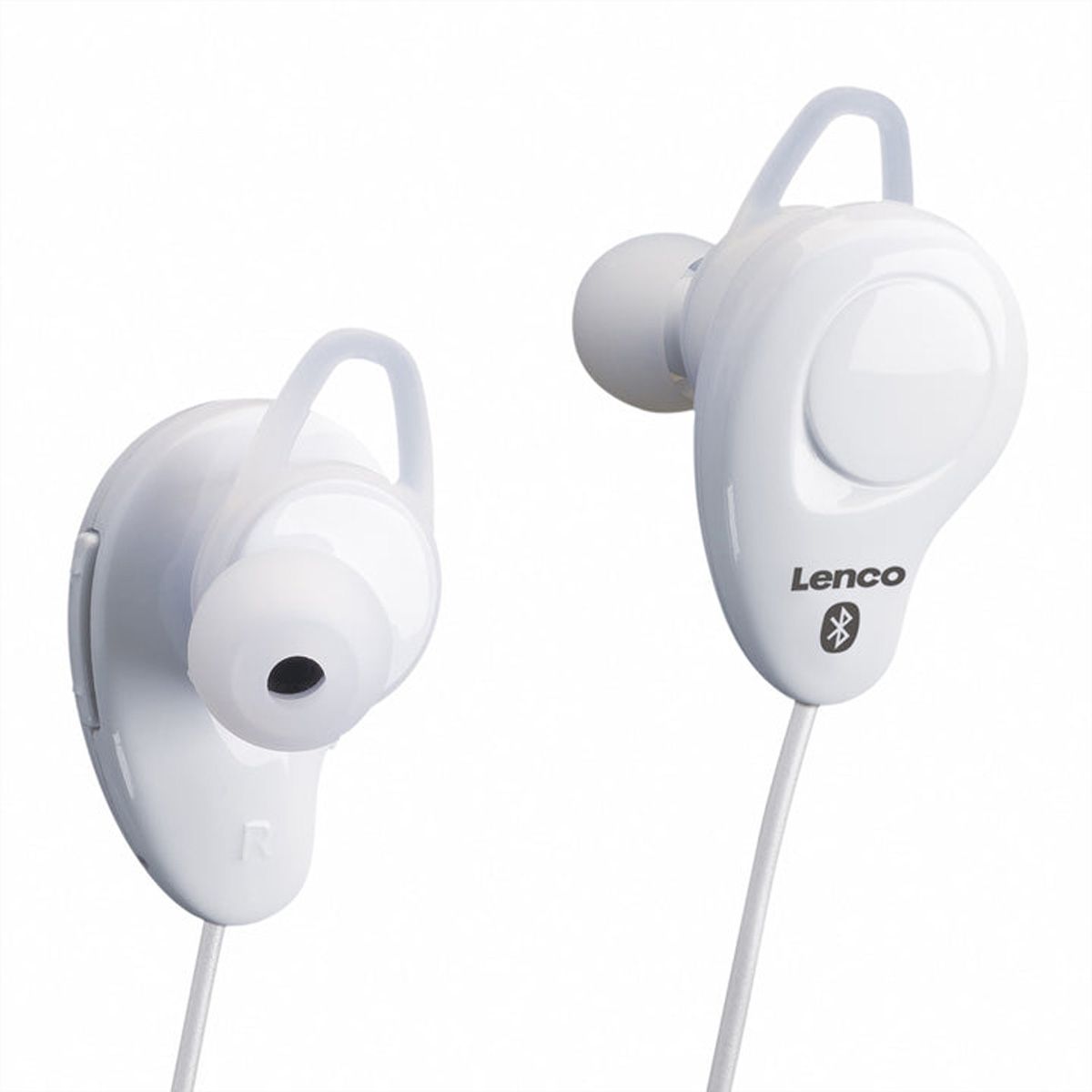 Lenco Casque Bluetooth EPB-015WH, blanc