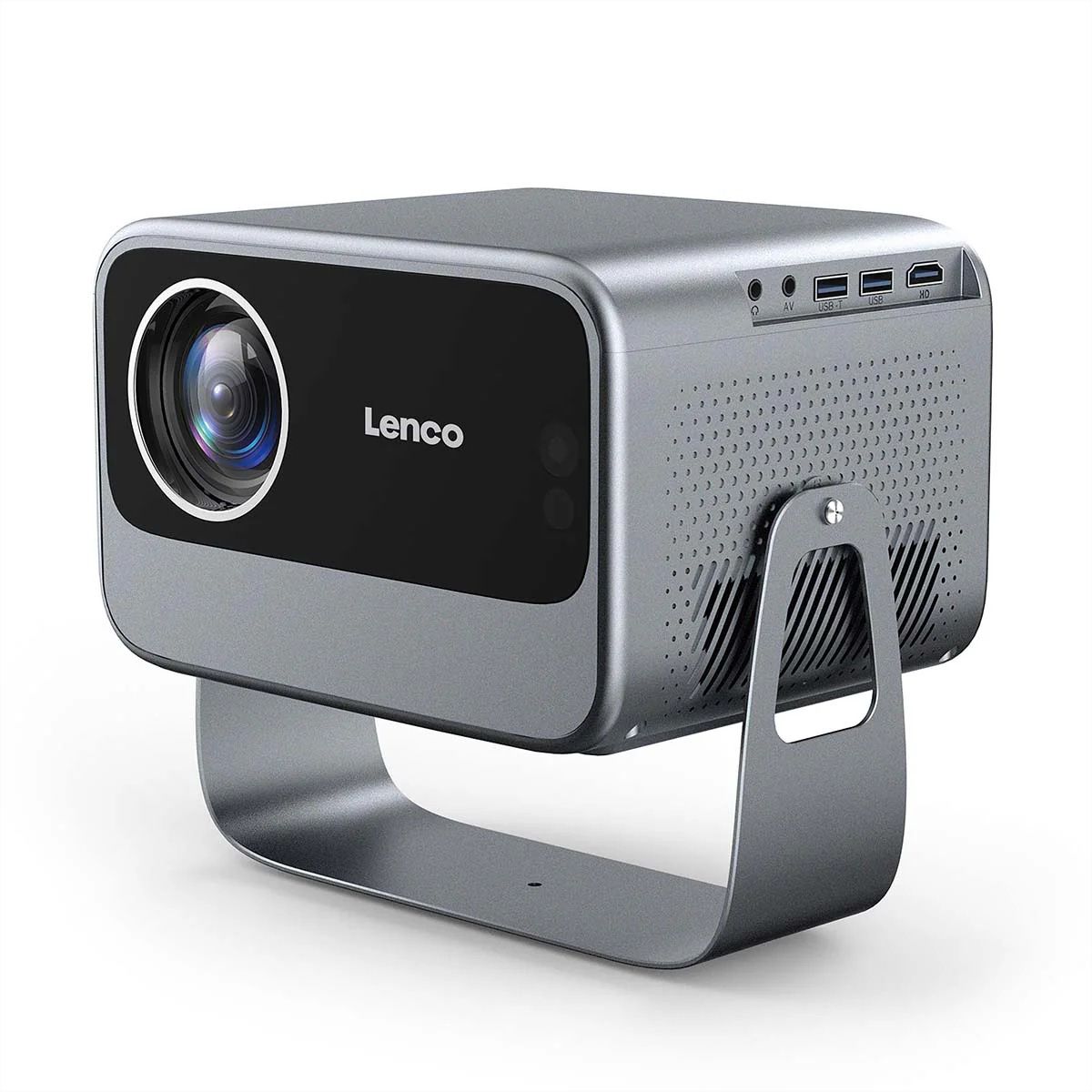 Lenco LPJ-960SI Full HD 1080p LCD-Projektor mit WLAN, , Silber