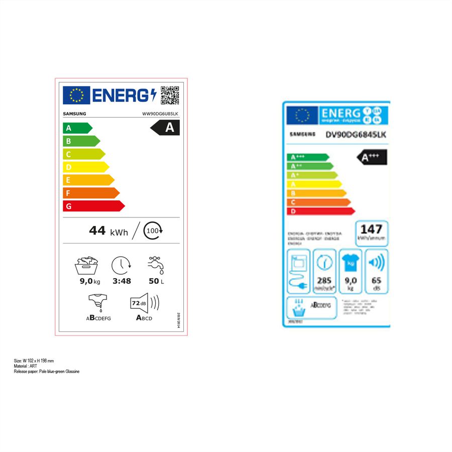 Samsung Waschturm WW6400_DV6000, 9/9kg WW90DG6U85LKU5_DV90DG6845LKU5_SKK-DF