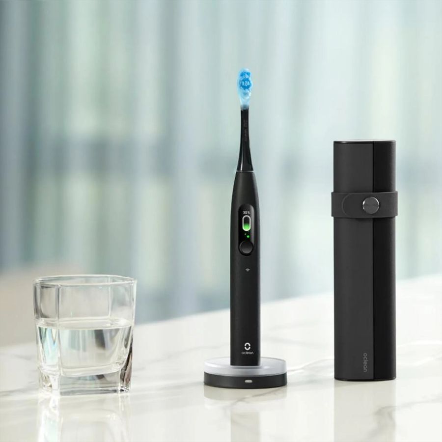 Oclean X Ultra 20 Set brosse à dents sonique vert, 84’000 mouvements/min, écran tactile intelligent, autonomie 40 jours