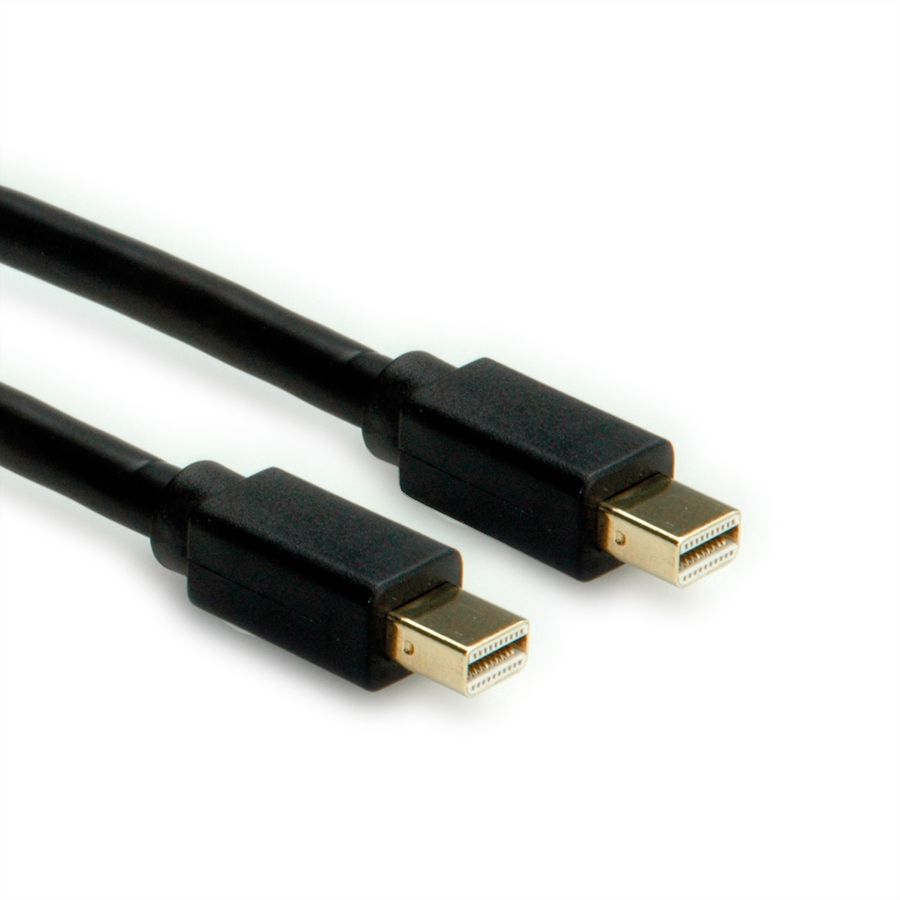ROLINE Mini DisplayPort Kabel, v1.4, mDP - mDP, ST - ST, schwarz, 1 m