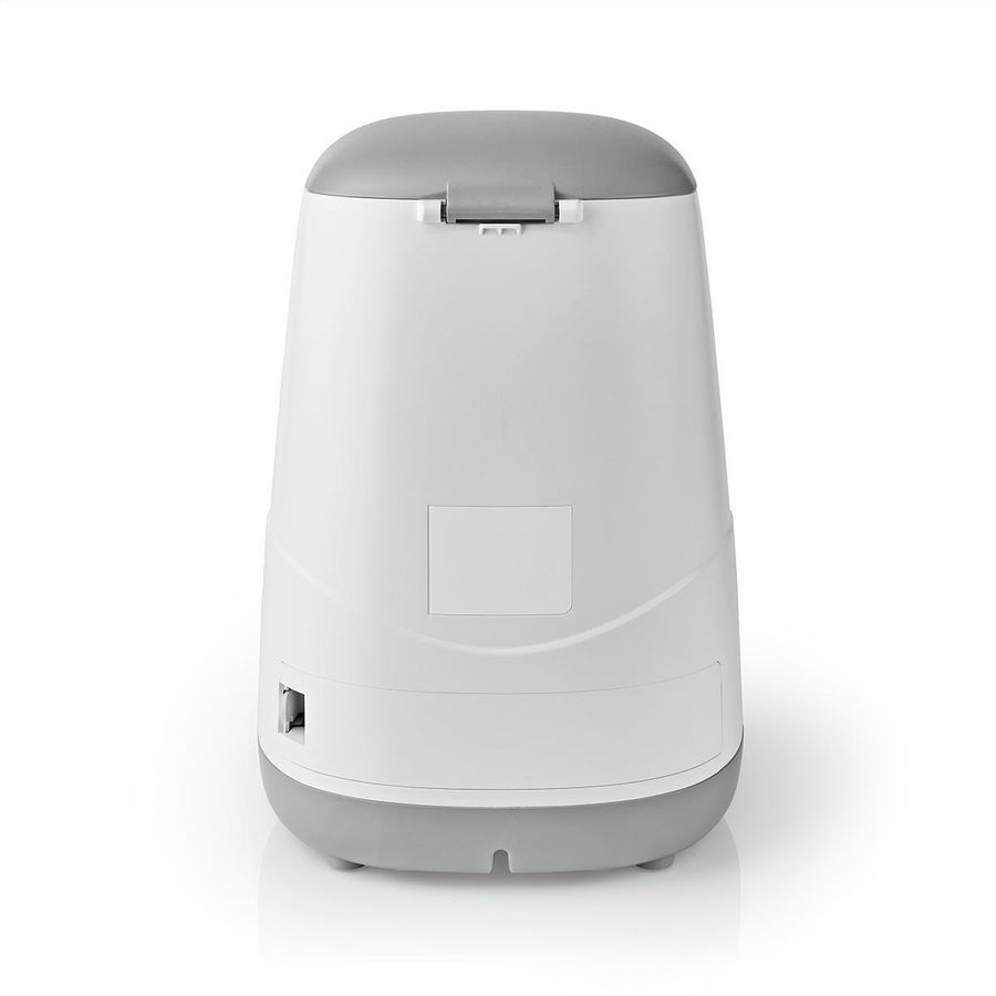 Distributeur de nourriture Nedis SmartLife Wi-Fi 3,7 l pour chiens et chats, Android™ / IOS, Blanc, Gris