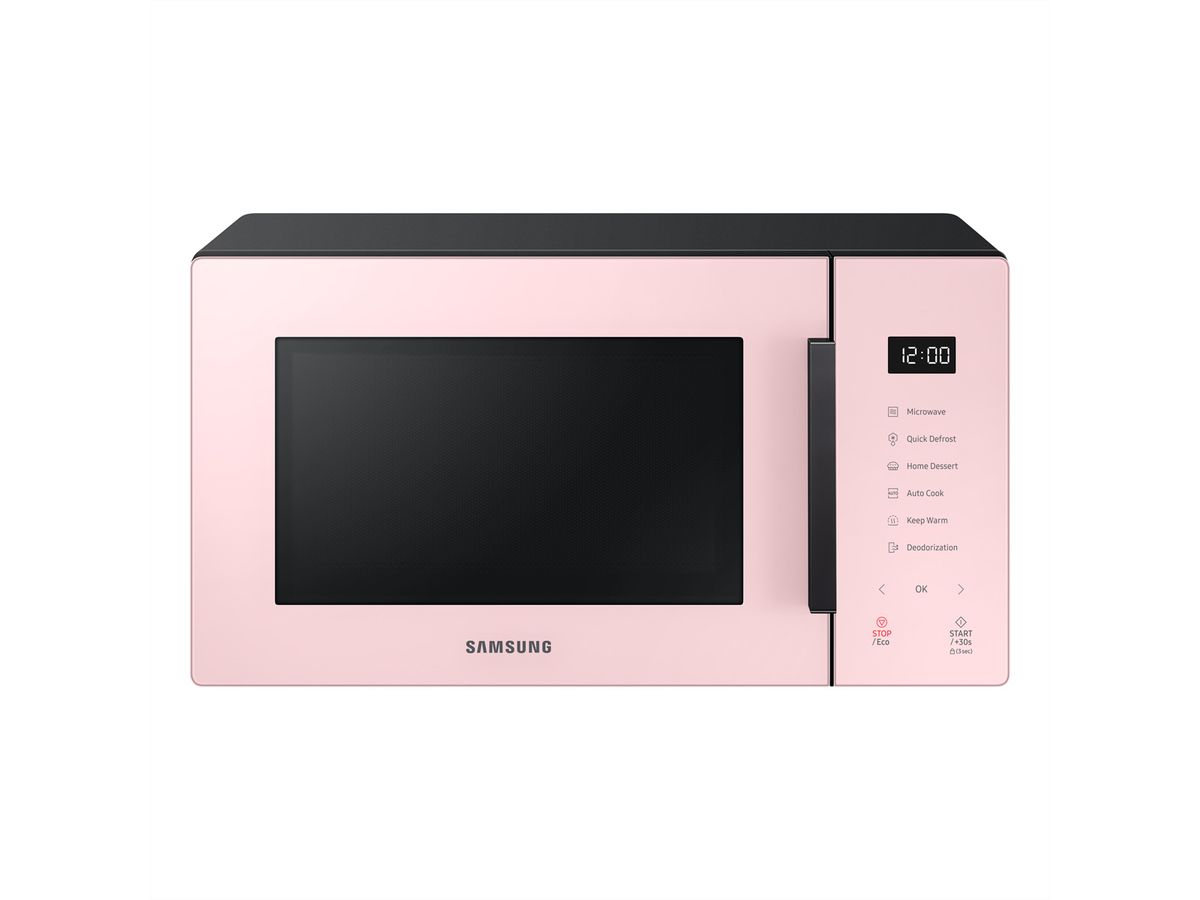 Samsung Mikrowelle Bespoke, Clean Pink, 23l, 800W, MS23T5018AC