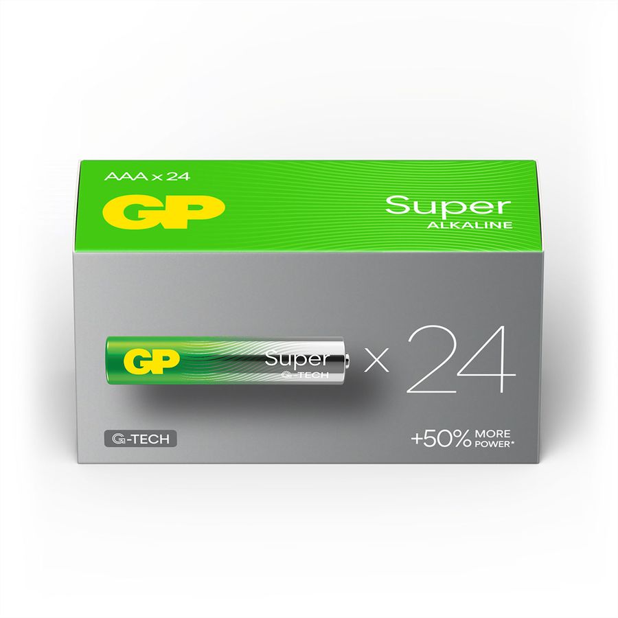 GP Batteries Super Alkaline AAA 24x
