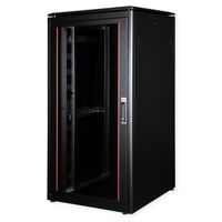 ROLINE 19" Baie réseau Pro 32U, 800x800 LxP Porte verre noir
