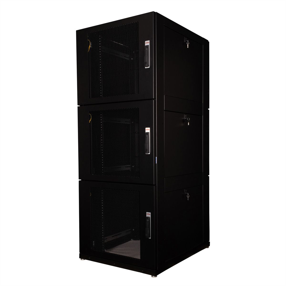ROLINE Armoire de colocation 45U 800x1000mm, 3 compartiments, noir