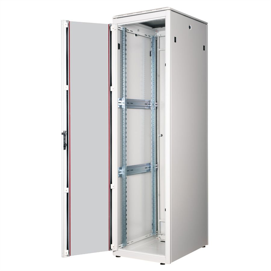 ROLINE 19-Zoll Netzwerkschrank Pro 47 HE, 600x800 BxT Glastür grau