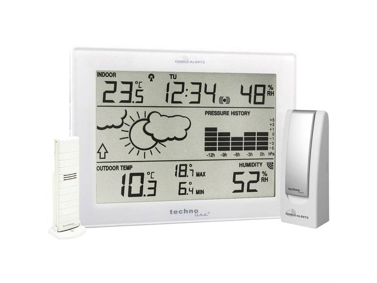 TechnoLine Mobile Alerts MA10006 Set, Wetterstation, Gateway, Aussensensor