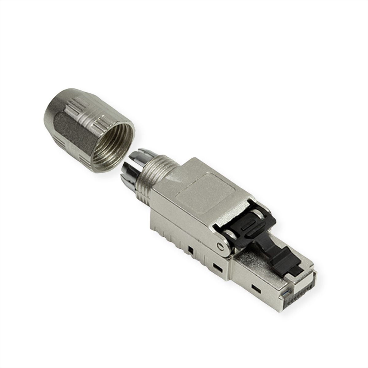 ROLINE Connecteur RJ-45 à confectionner Cat.6A (Classe EA), STP, argent