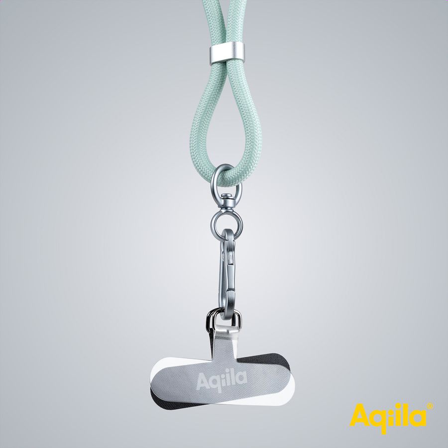 Aqiila Lanyard Lade- & Synckabel CC3, 60W, Typ C zu Typ C, Grün