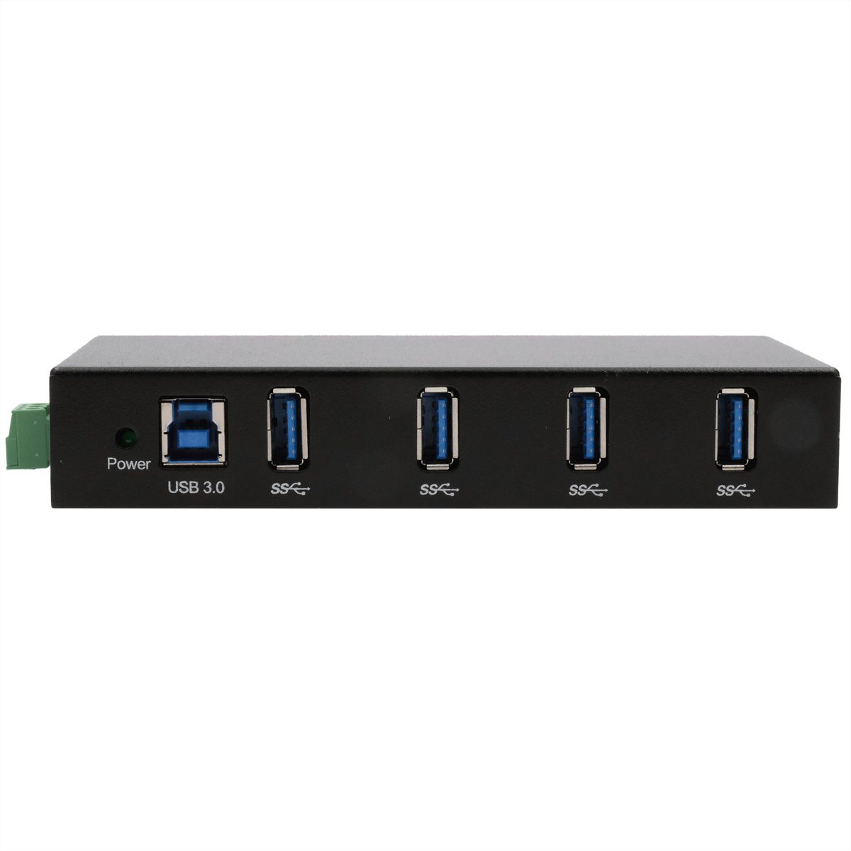 EXSYS EX-11234HMS 4 Port USB 3.2 Gen 1 HUB Din-Rail Kit und Wand VIA VL811+ Chipset