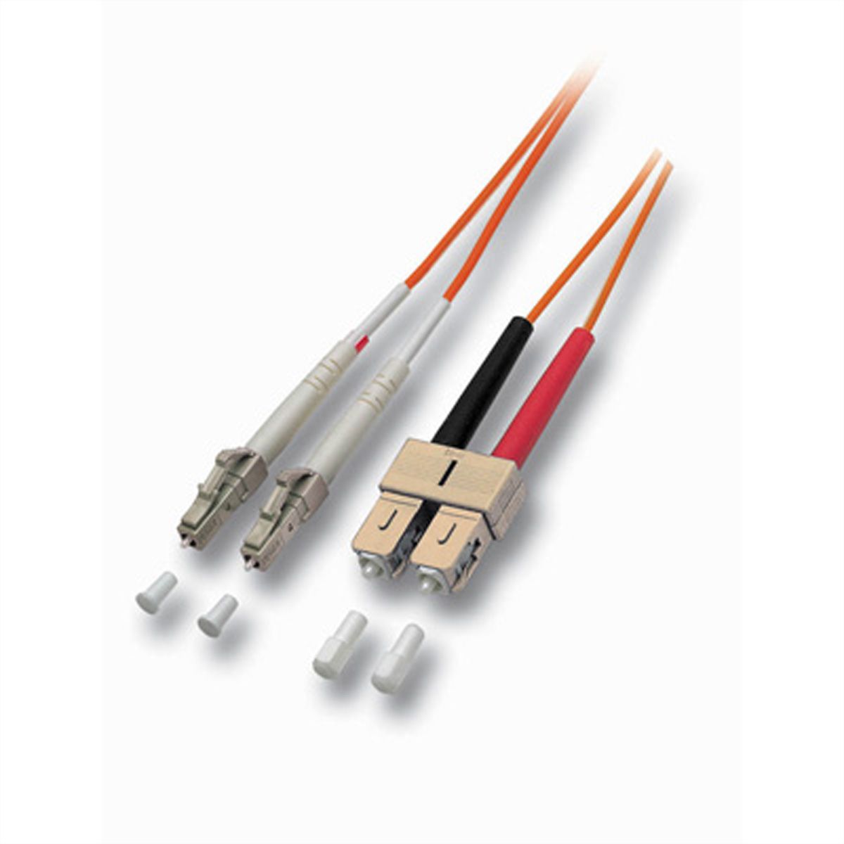 Quality LWL-Kabel 50/125µm OM2, LC/SC, orange, 2 m
