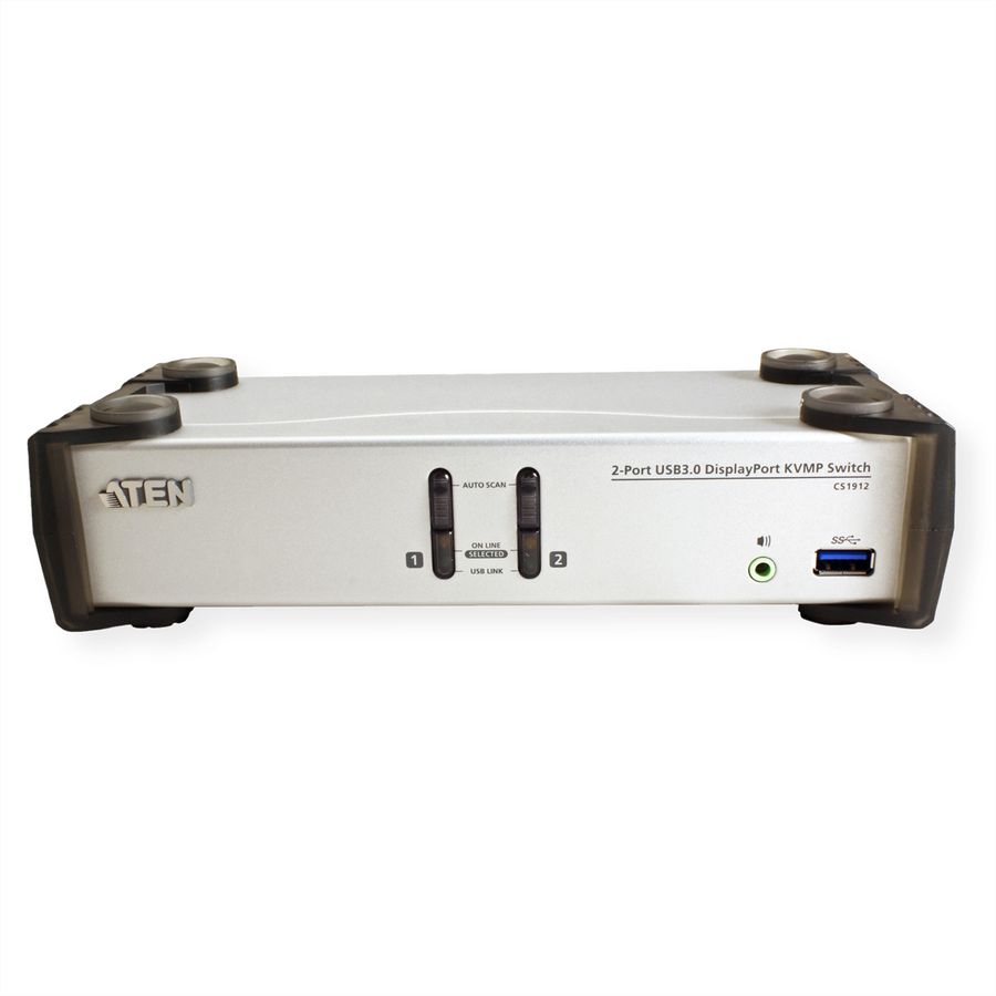 ATEN CS1912 Commutateur KVMP DisplayPort 2 ports USB 3.0