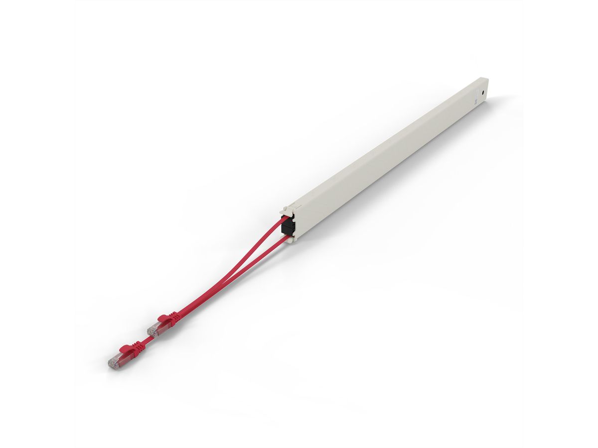 patchbox.one Cassette 46RU UTP rouge Cat.6a 2,5 m