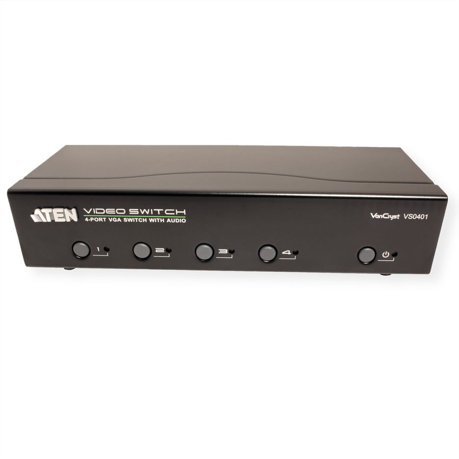 ATEN VS0401 VGA Switch 4 Ports, Audio, RS232