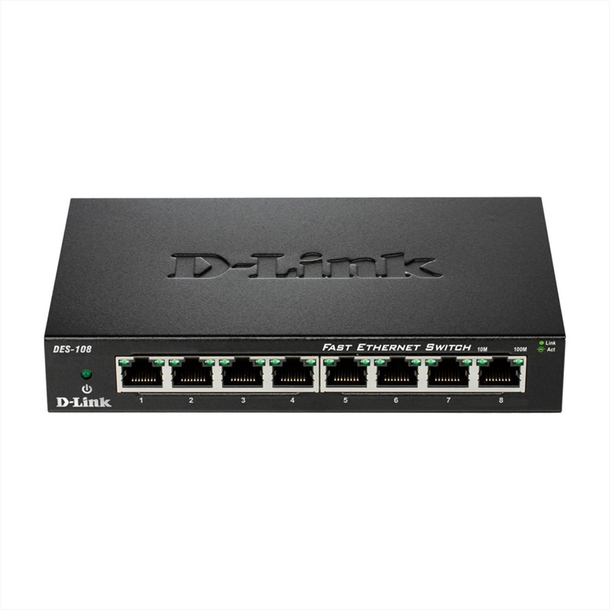 D-Link DES 108 - commutateur - 8 ports - Ordinateur de bureau