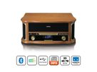 Lenco Plattenspieler TCD-2571WD CD/DAB+, Kassette/BT 2x5 Watt, MP3 Encoding