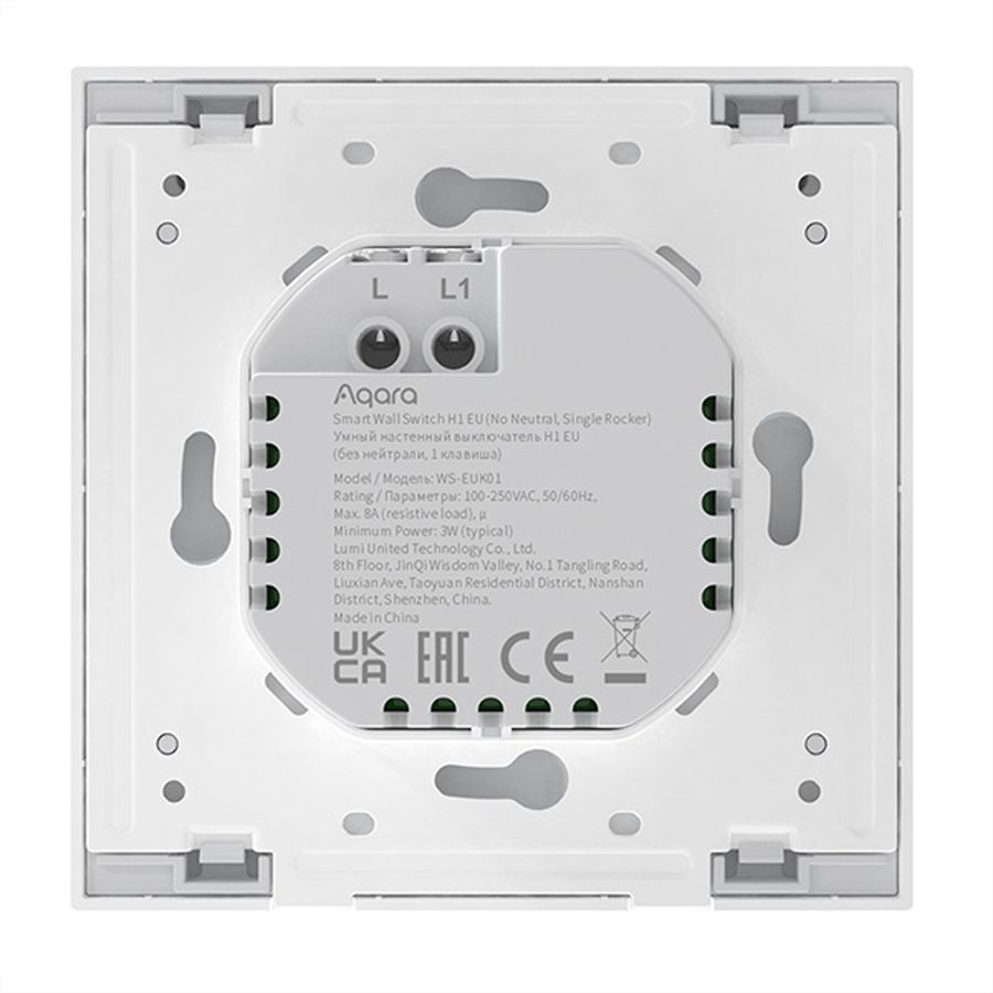 Aqara Wandschalter H1 ohne Neutralleiter