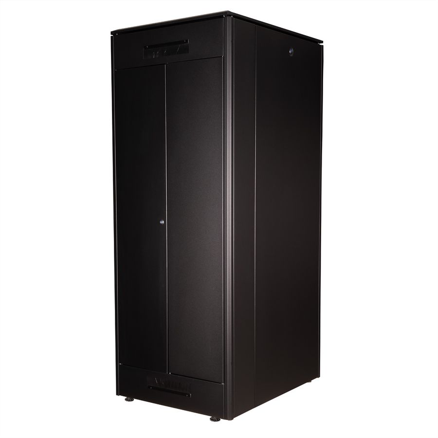 ROLINE 19-Zoll Netzwerkschrank Pro 42 HE, 800x1000 BxT Glastür schwarz
