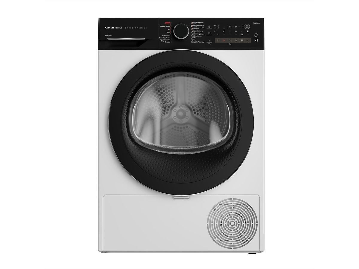 Grundig Sèche-linge GTR5100, 8kg, A+++, blanc