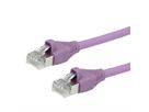 Cordon DÄTWYLER Cat.6/7 CU S/STP 4x2x AWG26, 1,2 GHz, violet, 70 m