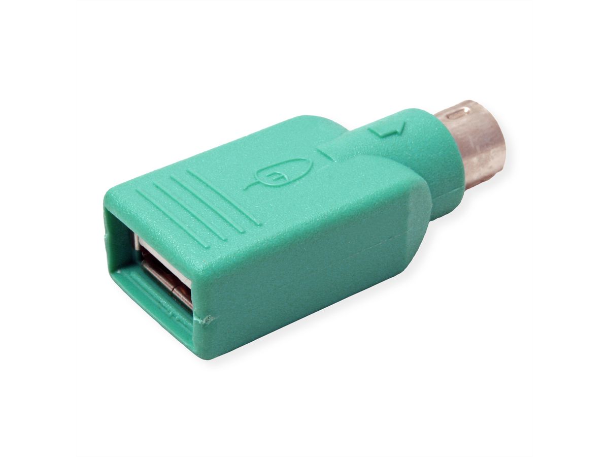 VALUE Adaptateur PS/2 - USB, vert