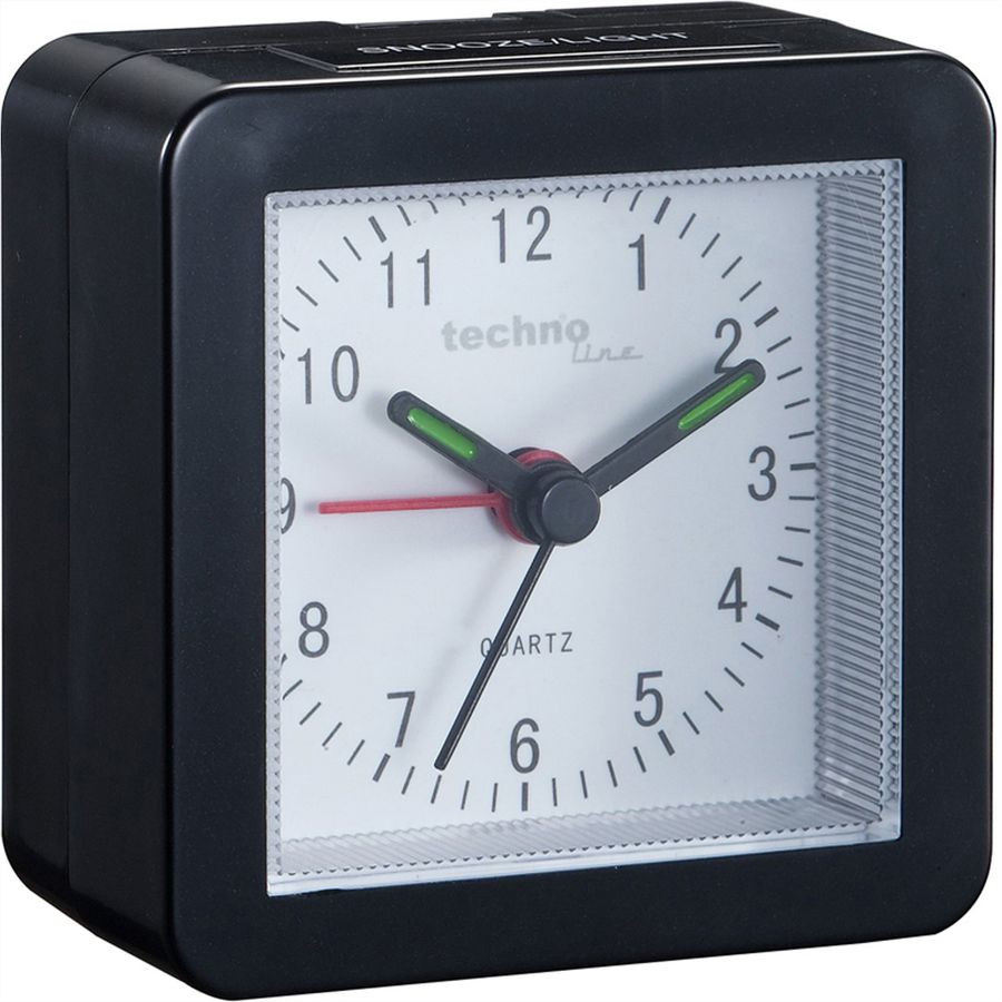 TechnoLine Wecker MODELL SC, schwarz
