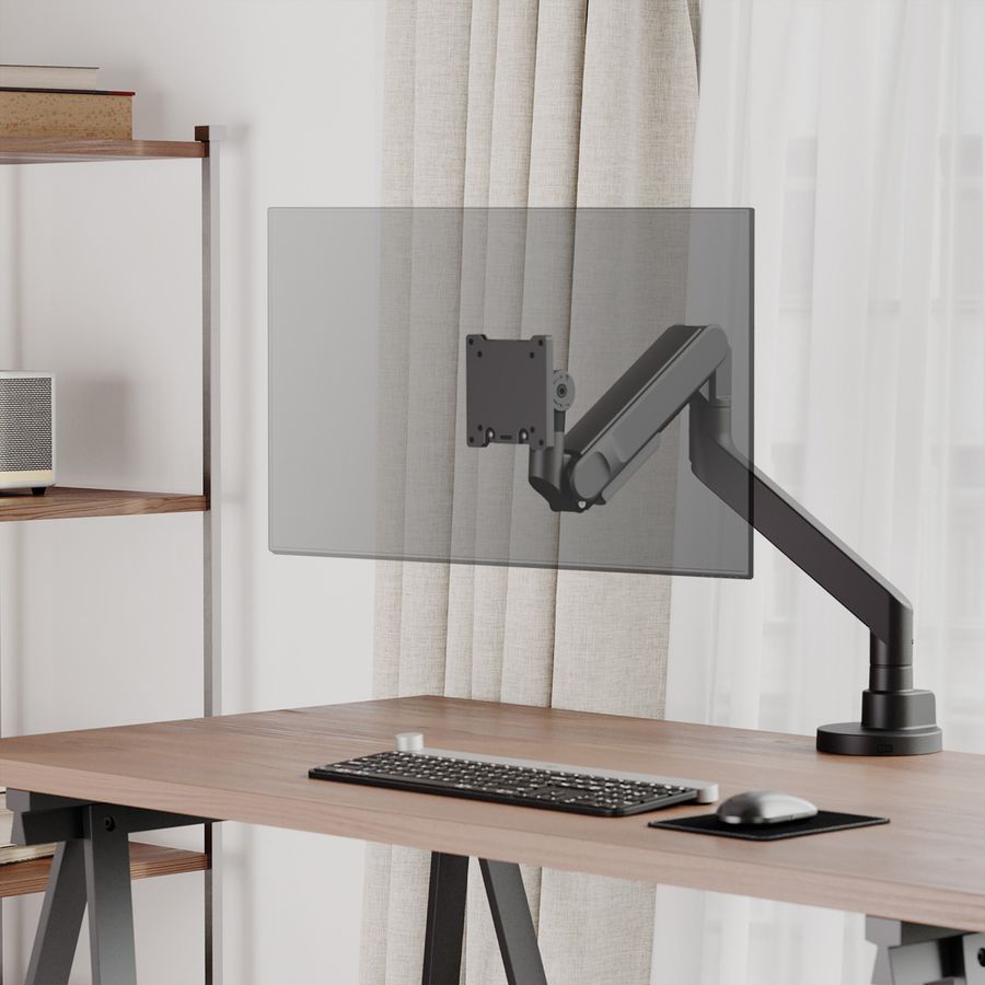 ROLINE Bras LCD standard, fixation sur bureau, charge maximale de 27 kg, <144,8cm (57")