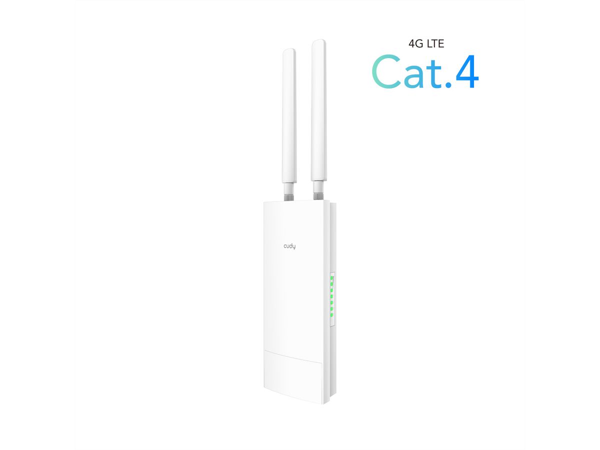 CUDY LT400 Outdoor 4G Wi-Fi Router LTE Cat 4 N300