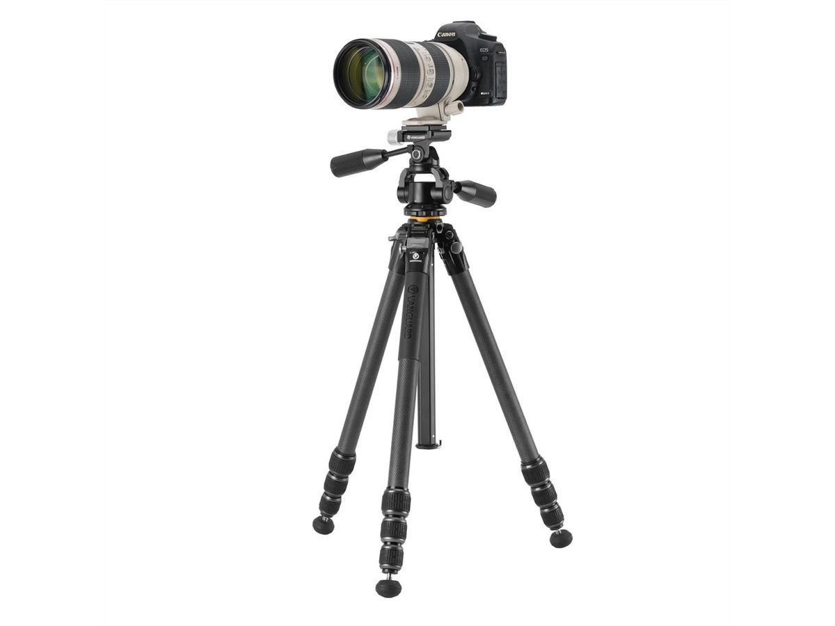 Vanguard VEO 5 264CPS38 Stativ, Traglast 10 kg, Carbon 3-Wege-Kugelkopf