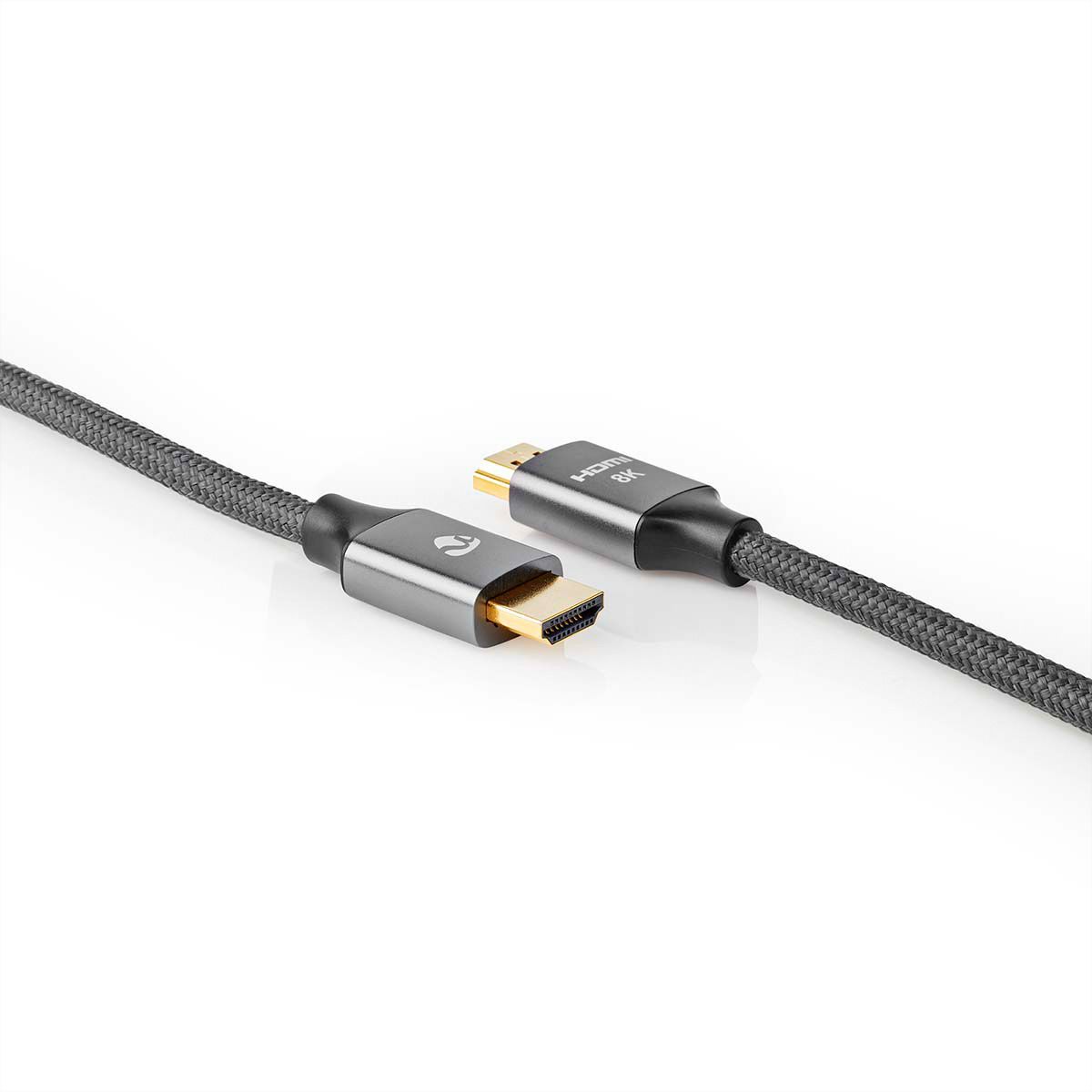 Nedis 8K HDMI Ultra HD Kabel, ST/ST, grau, 3m