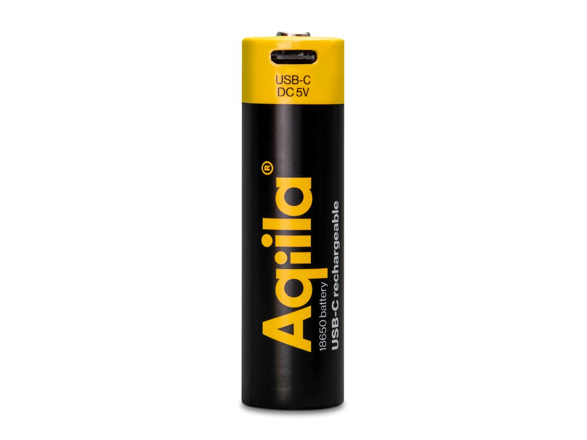 Batterie Aqiila USB-C 18650 1x, 2100 mAh, 1,2 V