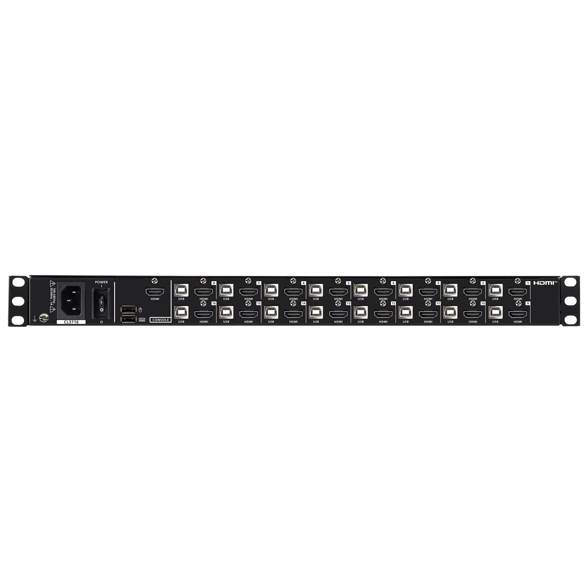 ATEN CL3716NX GB 16-Port USB HDMI LCD KVM Konsole, UK-Layout