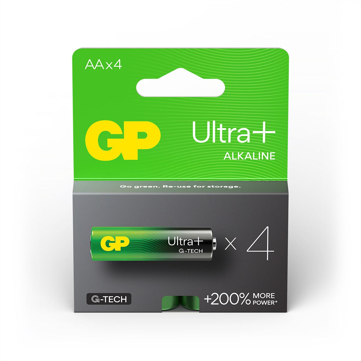 GP Batteries Ultra+ Alkaline AA 4x